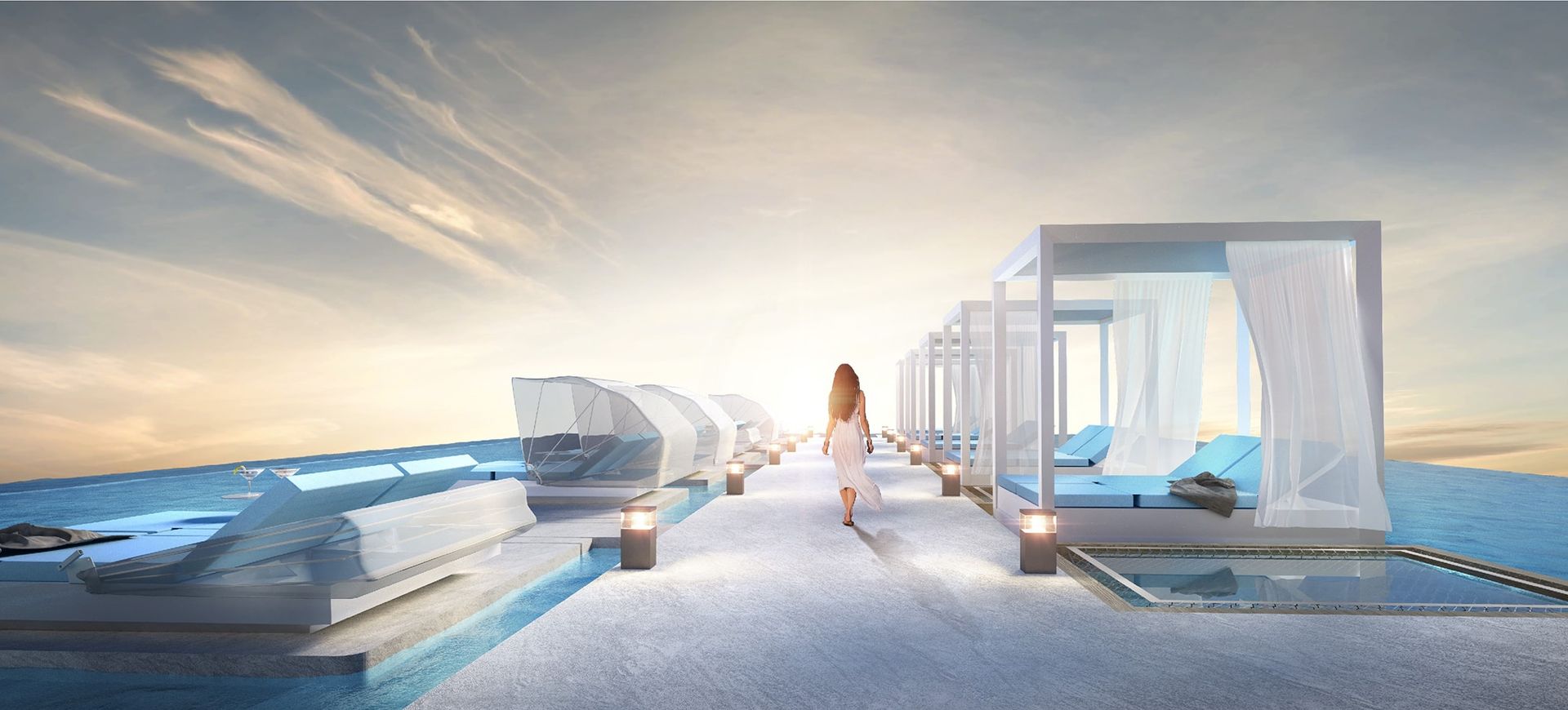 The Fiddlewoodz 360 Santorini Sky Pool 2